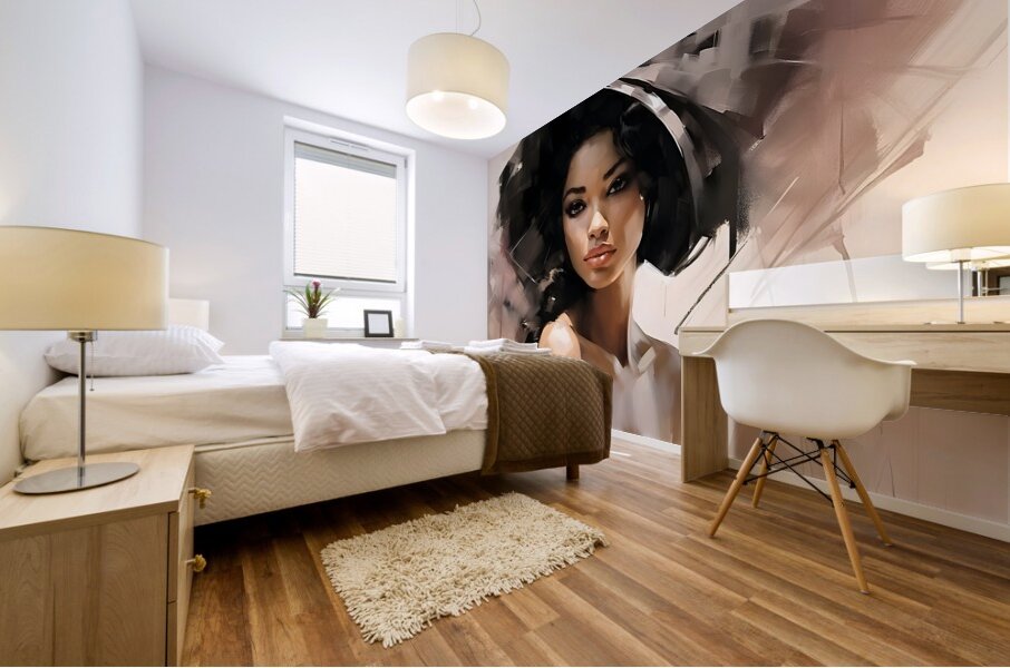 Art of A Woman 3 Mural print