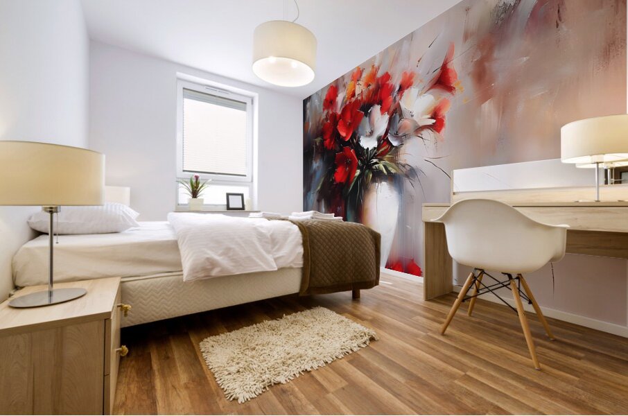 Her Flowers Mural print