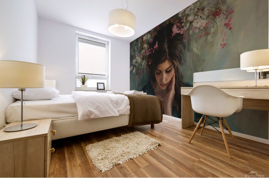  Ditched the traditional embraced Mural print