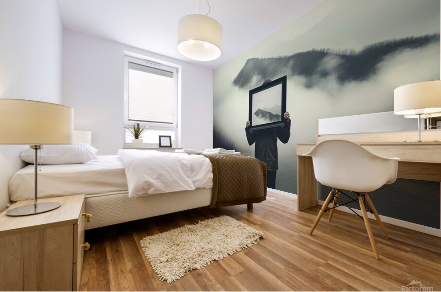 irene yakynuka Contemporary artwork collage conce Mural print