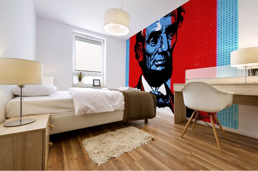 abe lincoln all men are created equal Mural print