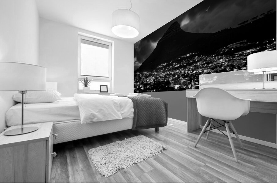 gardens district at lions head at night  horizont Mural print