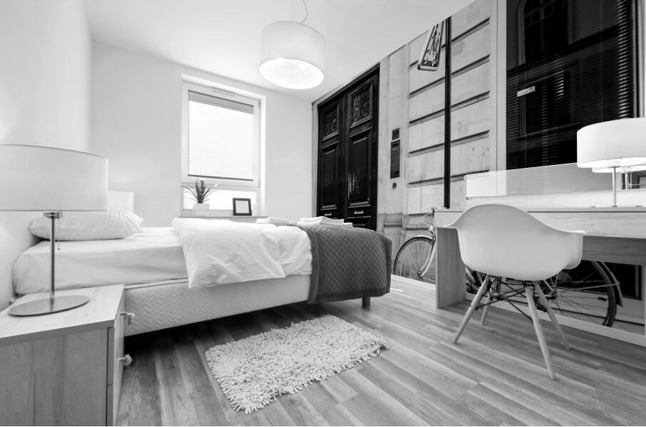 a parisian bicycle  square 2500 Bicyclet 13k Mural print