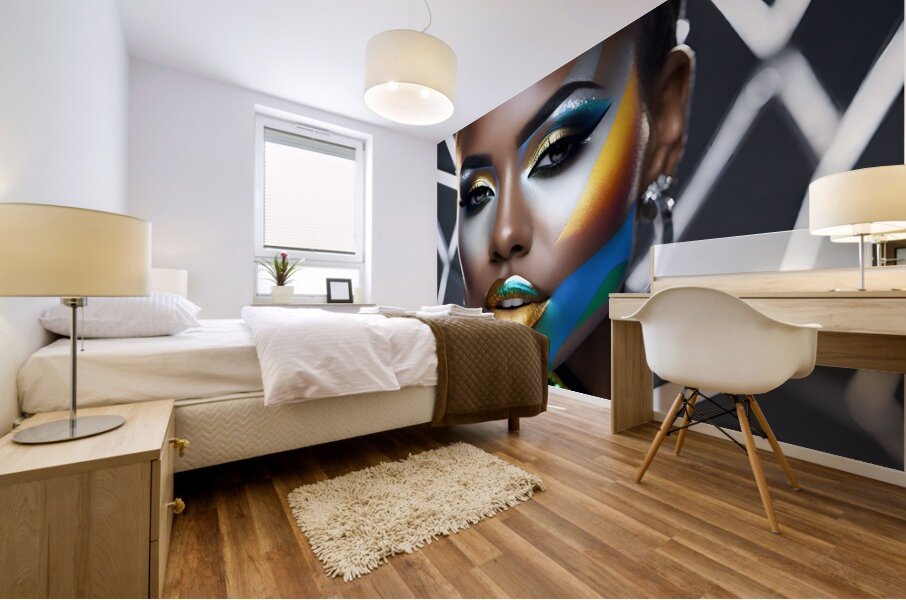 Makeup 4 Mural print