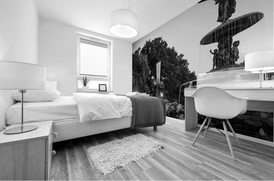 bethesda fountain central park  panoramic 1405 Be Mural print