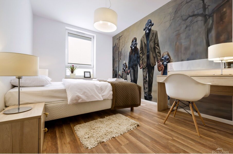 Taking Children To School  1 - Road To Earth Day Mural print