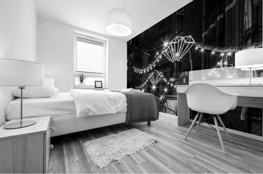 little italy nyc  square 1463 Little 13k Mural print