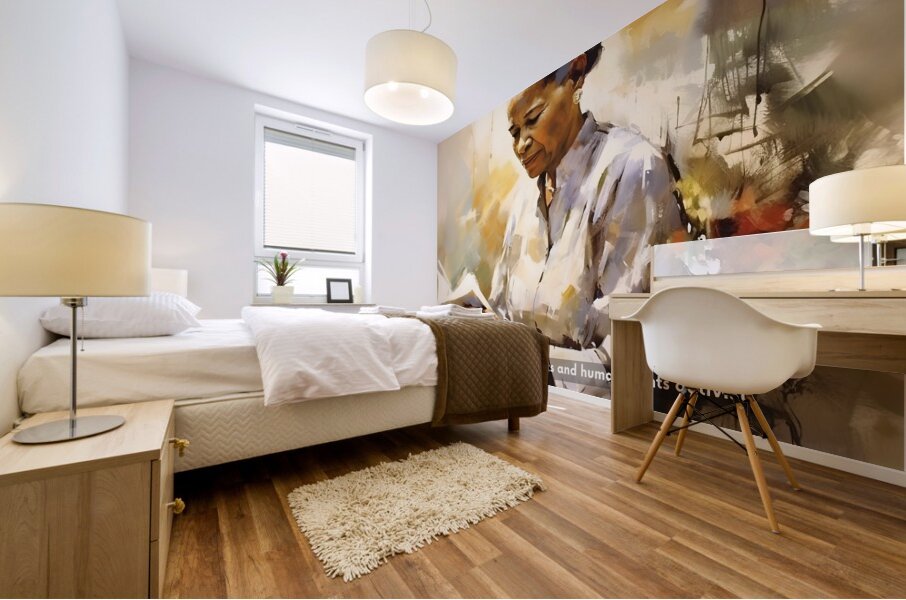 Ella Baker Mural print