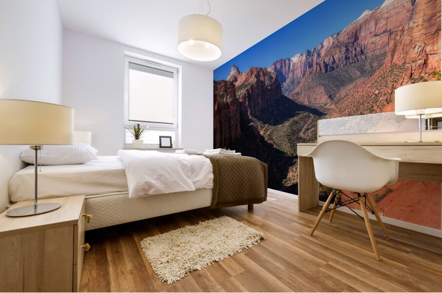 Zenith of Zion: Pine Creek Canyon Overlook Mural print