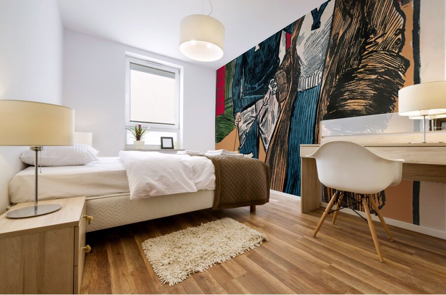 1902 yale art laskey Mural print