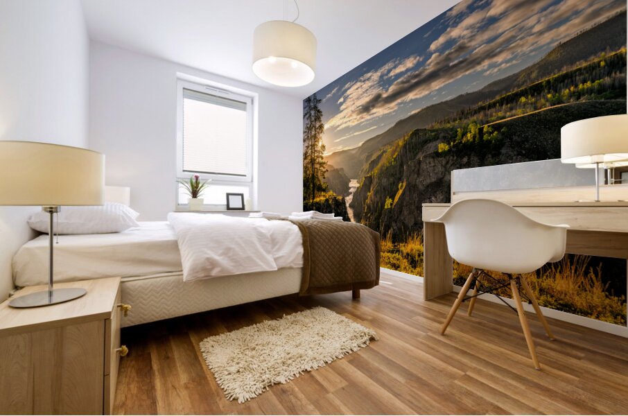 Grand Canyon of the Stikine Canyon Mural print