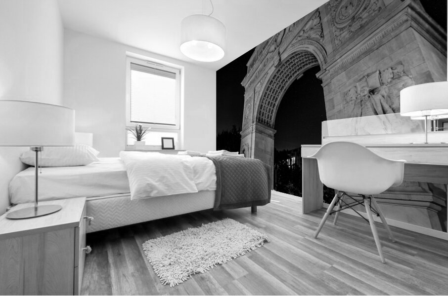 washington square arch greenwich village  horizon Mural print