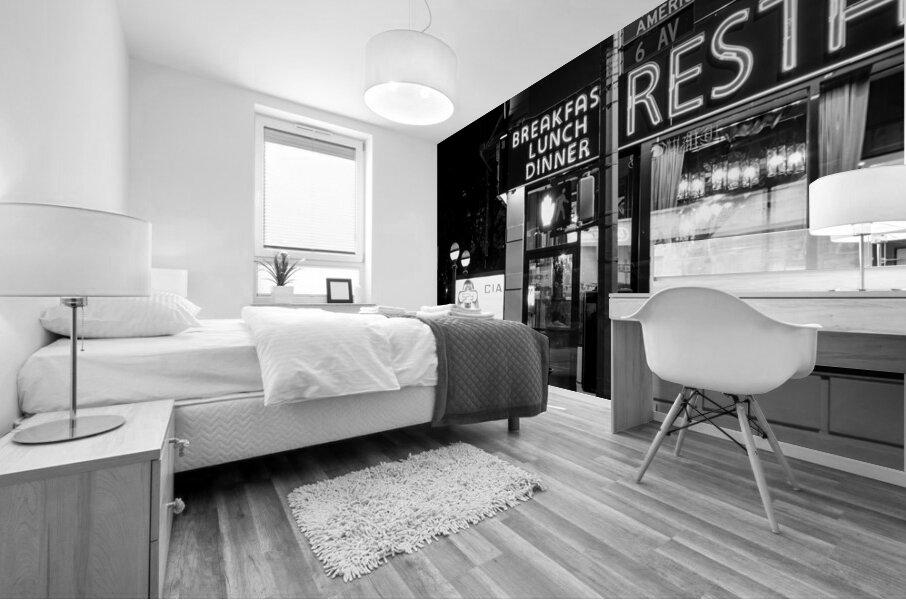 waverly restaurant 6th avenue  vertical 1522 Wave Mural print