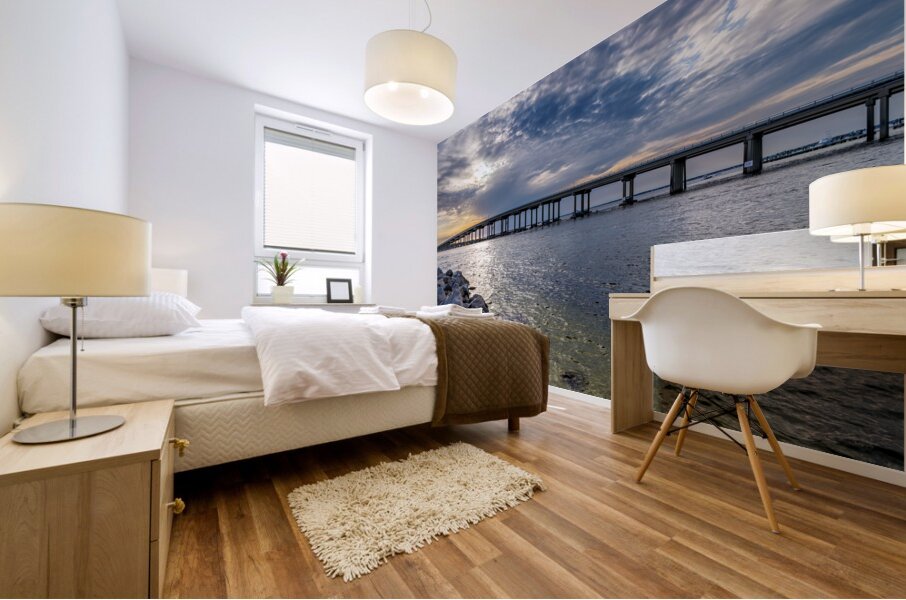 Destin Florida Bridges Evening Mural print