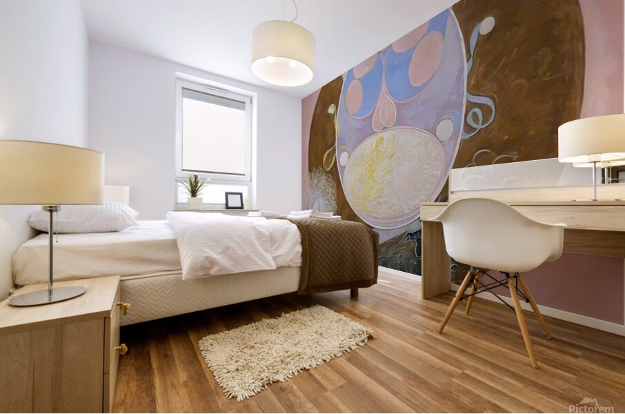 Hilma Af Klint - Cosmic Egg  1917 Mural print