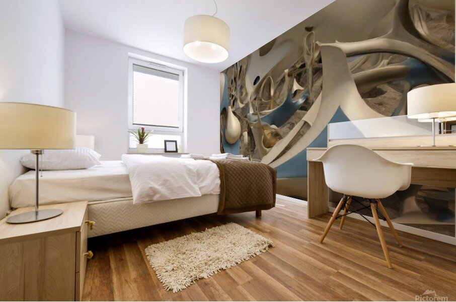 Alien Landscapes 1 Mural print