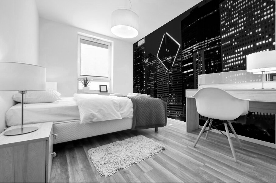 top smurfit stone building  horizontal 1212 Smurf Mural print