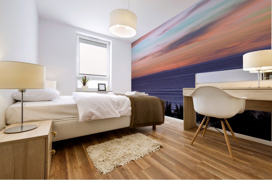 Beach Sunset Mural print