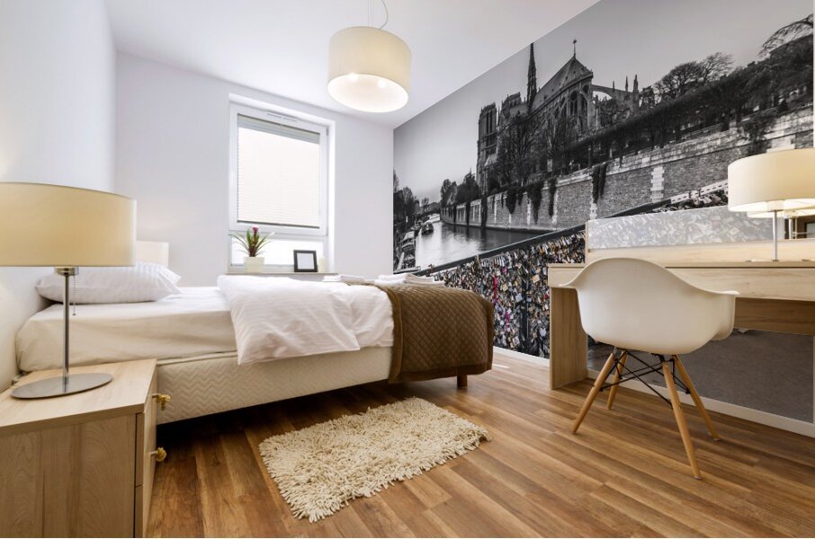 Pont des Arts bridge Mural print