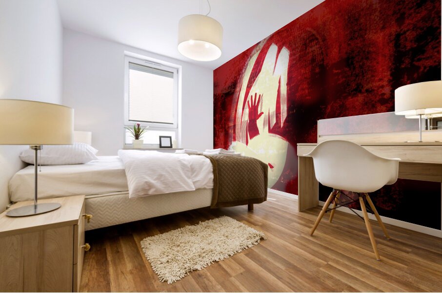 Sortir de l’ombre  Mural print