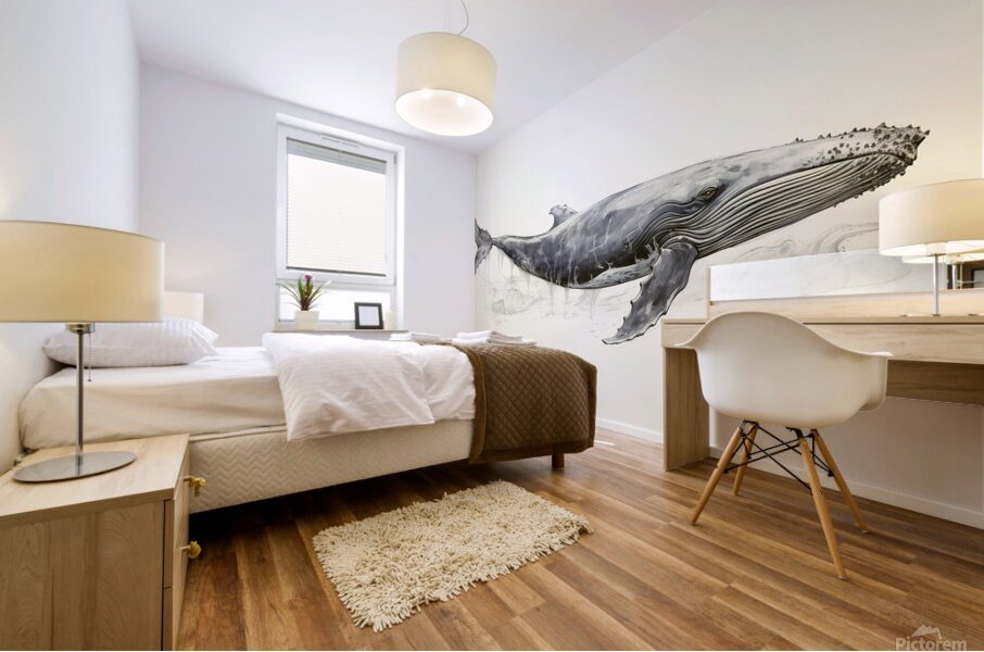 Drubbing Mural print