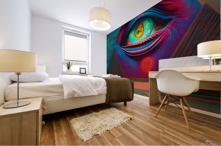 All Seeing Eye 2 Mural print