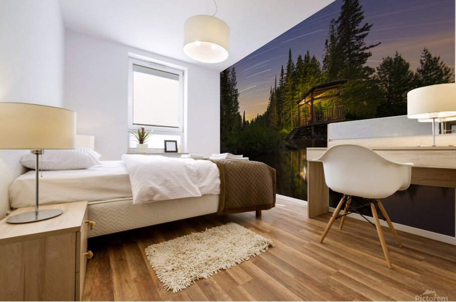 Lac Bouchard Lanterne Mural print