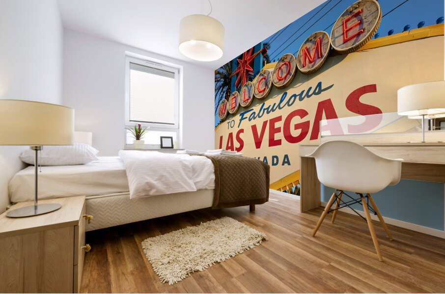 Las Vegas Sign   Las Vegas NV DSC07139 Mural print