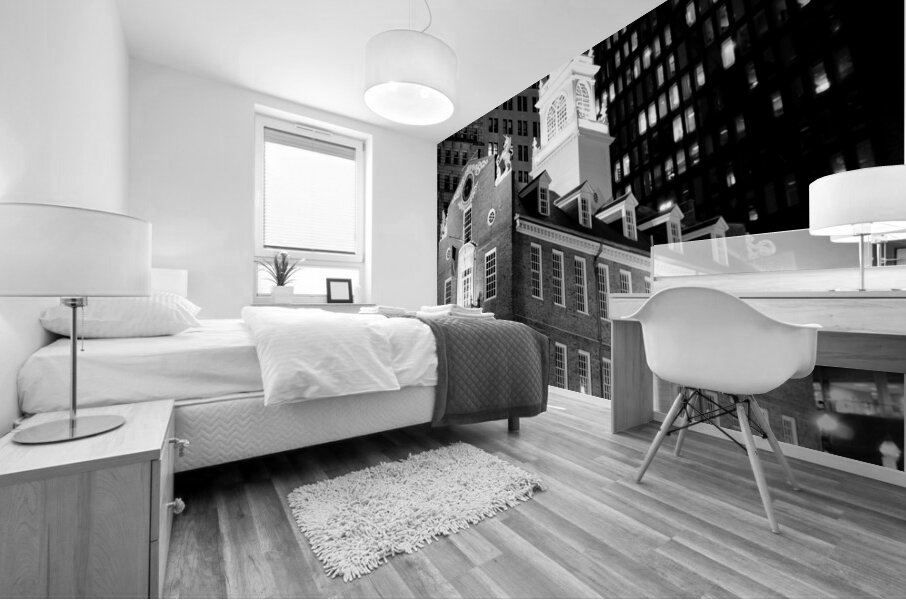 old state house  vertical 44 State 13k Mural print