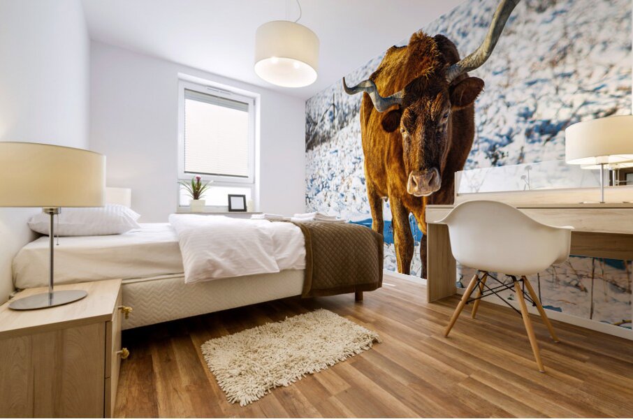 Twisted Sister In the Snow Mural print