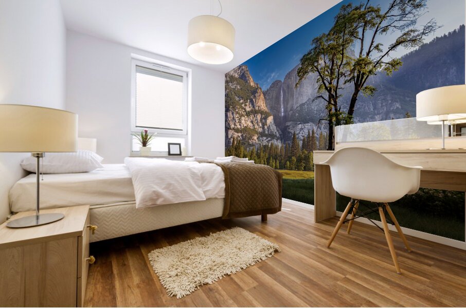Yosemite Falls Morning  Mural print