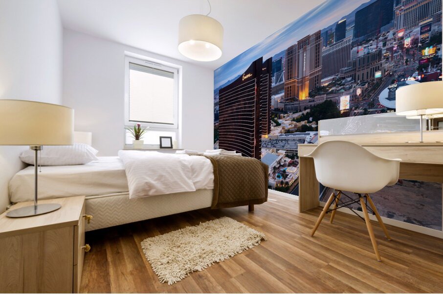 Las Vegas Skyline A9200622 Mural print