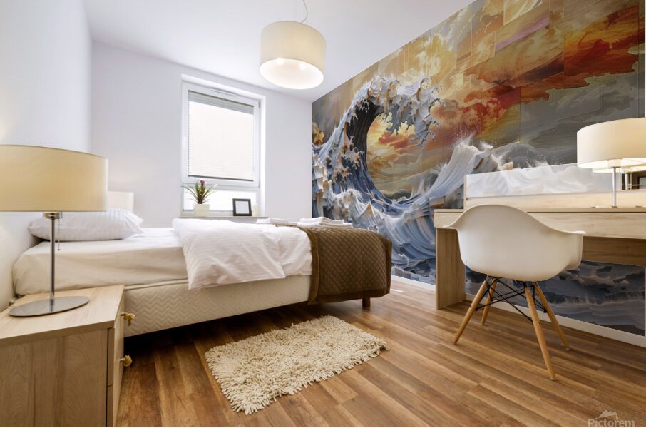 Constructed Mural print