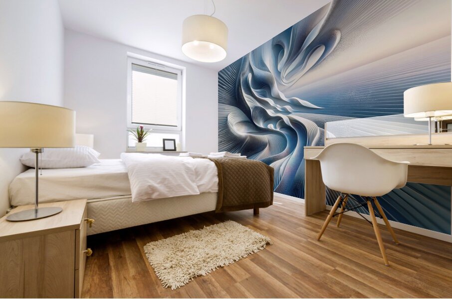 Accretions Mural print