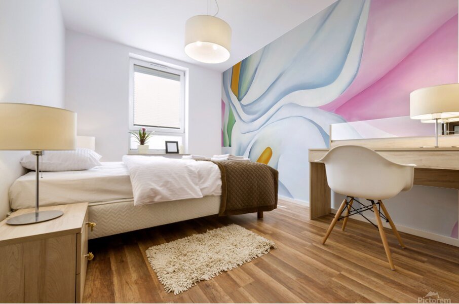 Georgia OKeeffe - Two Calla Lilies Mural print