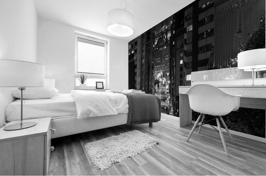 california street bay bridge night  square 2767 C Mural print