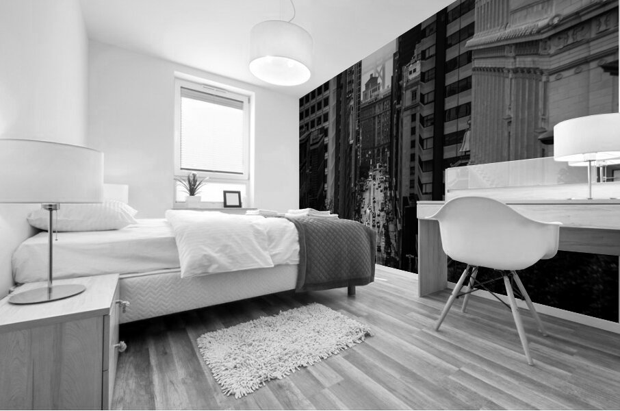 foggy rainy california street bay bridge  horizon Mural print