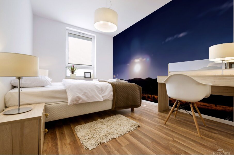 The Body of the Mountains Mural print