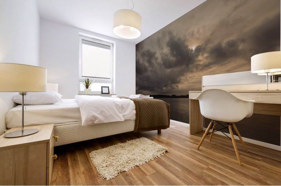 Port Royal Sound South Carolina Storm Clouds Mural print