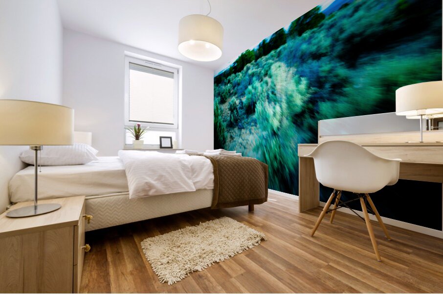 Sage Tropic 7068 Mural print