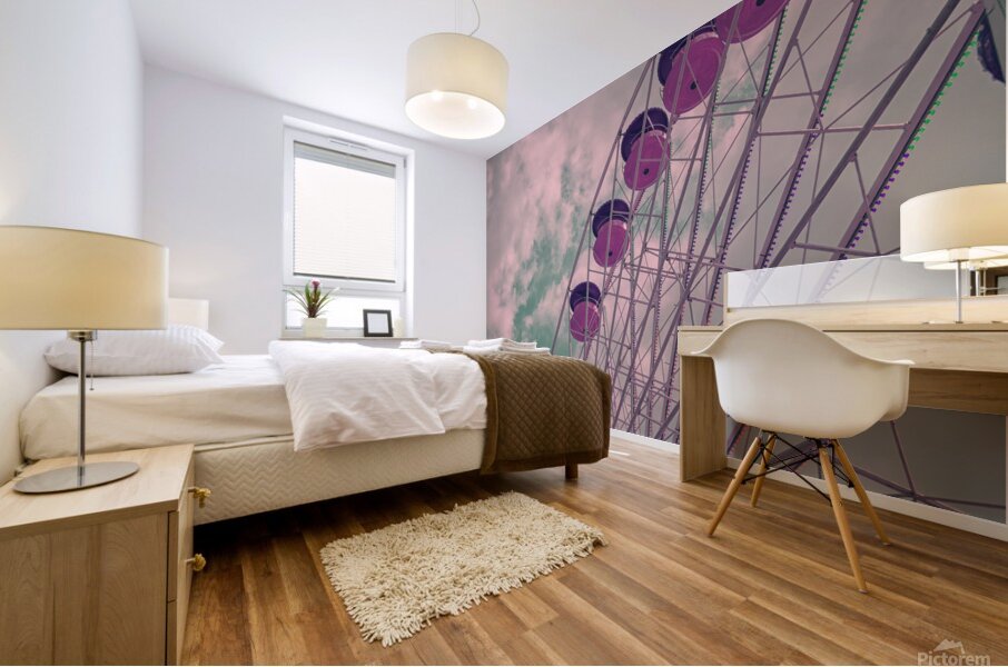 Ferris wheel Mural print