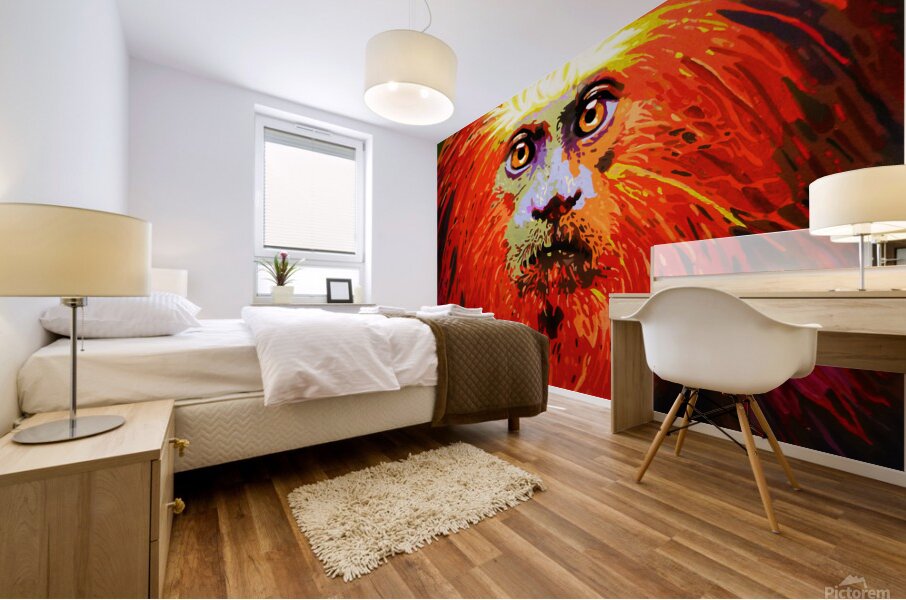 GOLDEN LION TAMARIN Mural print