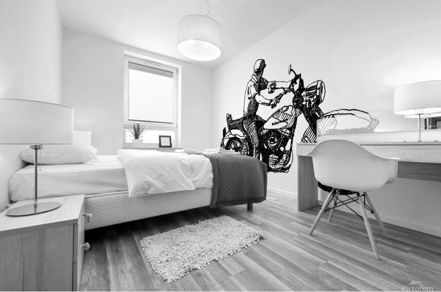 Harley Davidson Mural print