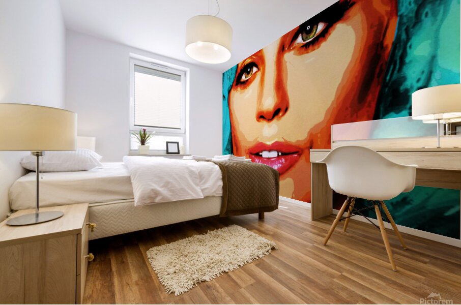 LADY GAGA Mural print