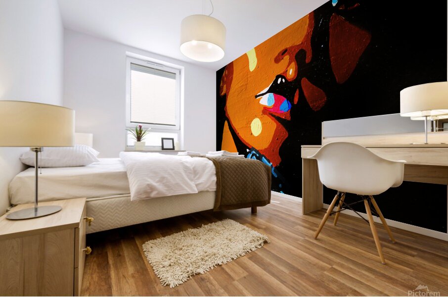 PowerGalz Afro Mural print