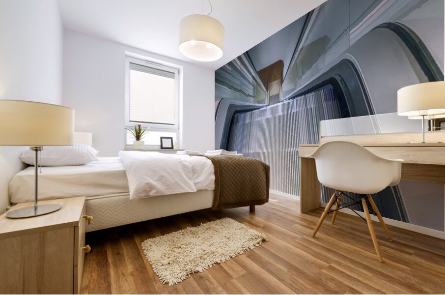 Amsterdam Stedelijk Museum Stairs Mural print