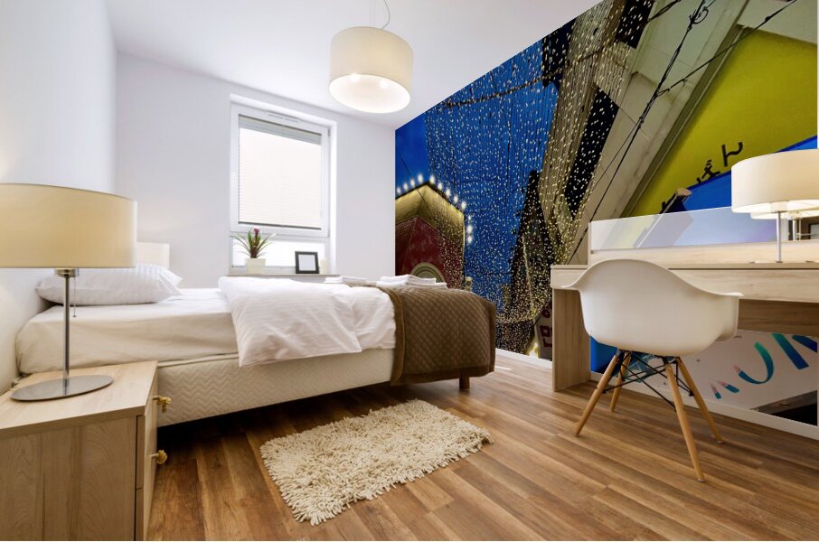 Myeongdong Shopping Street Mural print