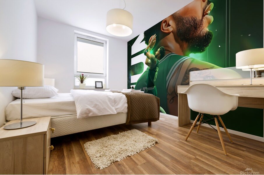   Jayson Tatum Baketball Mural print