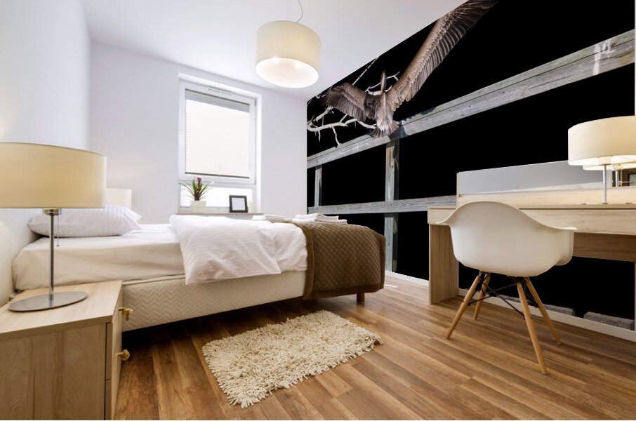 NASA Restricted Area Pelican Mural print