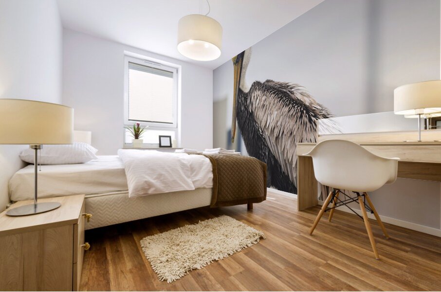 Pelican King of the Mountain Mural print